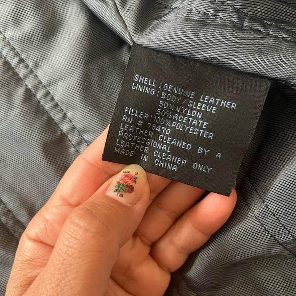 Kenneth Cole Reaction Mens SOFT BLACK Leather Jacket Size 2xl - Picture 10 of 12